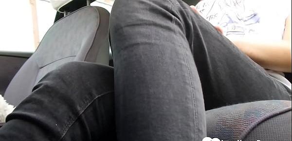  I was challenged to masturbate in my car